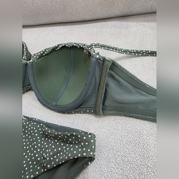 H&M Green Polka Dot Bikini Set - Picture 12 of 16